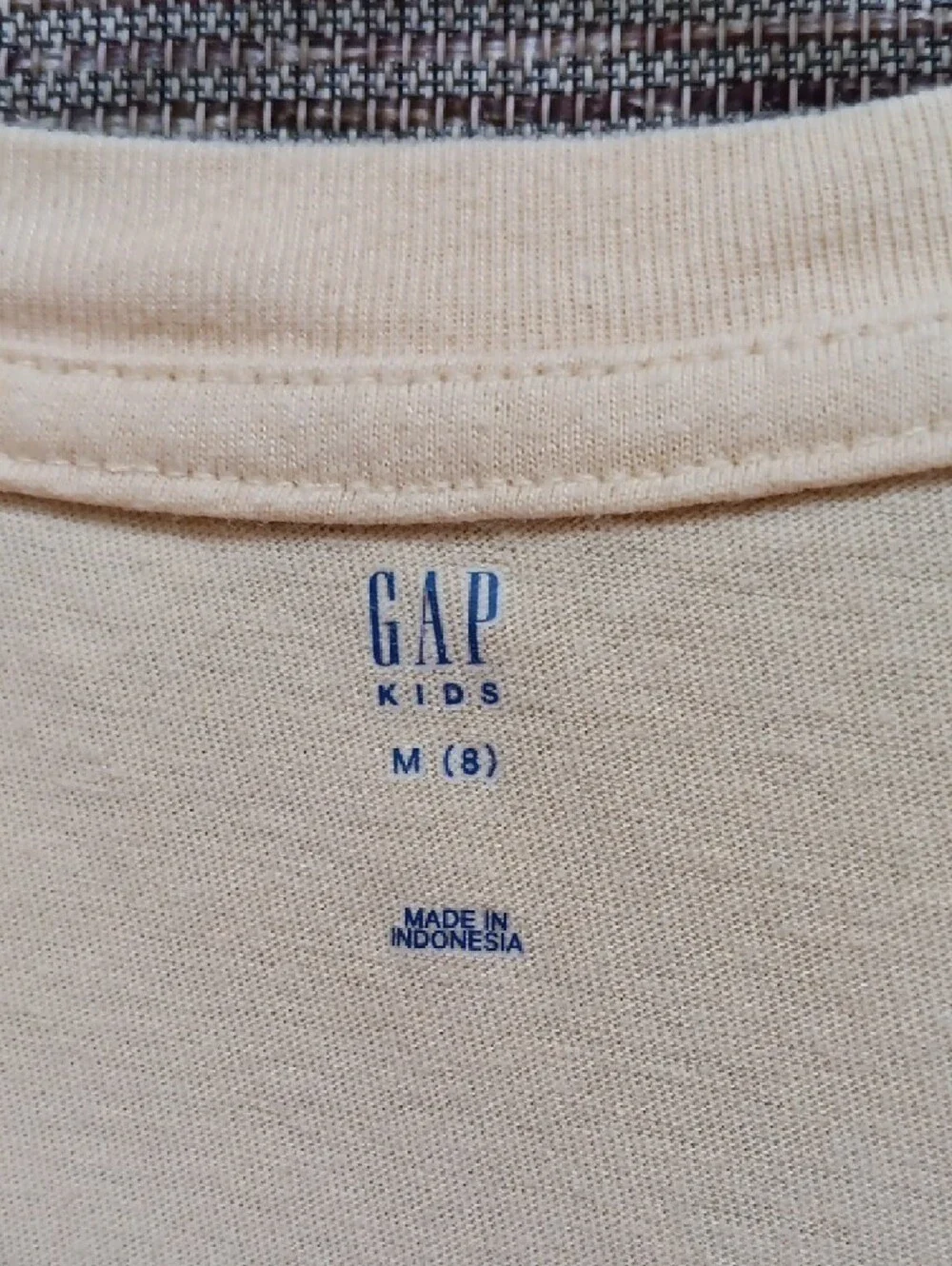 Kid's GAP Pale Yellow Short Sleeve Crewneck Tee